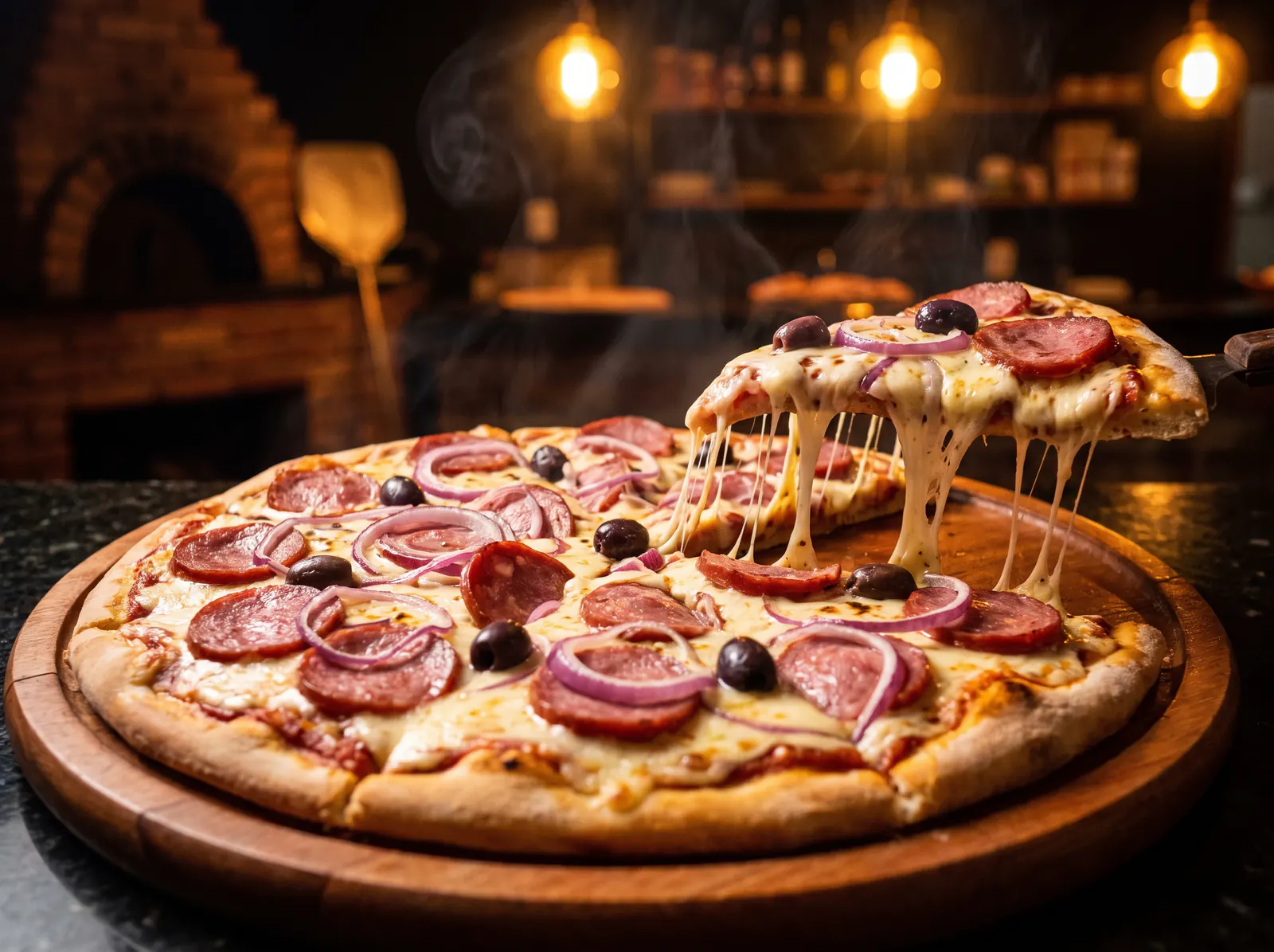 Noite de pizza: Pizzas, Lanches gourmet, Caldos, Batata recheada
